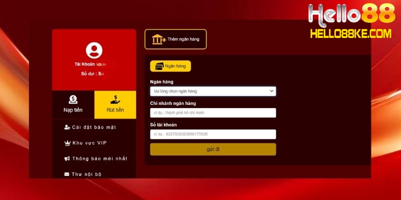 Các thao tác hướng dẫn giao dịch rút tiền hiệu quả 